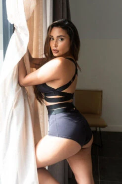 Lunalae Fallon Top - Recycled Black -Clothing Store FallonTopRecycled3