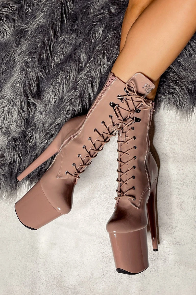Hella Heels LipKit 8inch Boots - Boujee 5 Hella Heels LipKit 8inch Boots - Boujee - Image 3