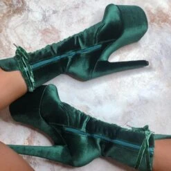 Hella Heels BabyDoll Velvet 7inch Boots - NY Gangster -Clothing Store HBDNYGangster2 900x c2033625 bc19 415c b9d7 cce6ee94df53 1