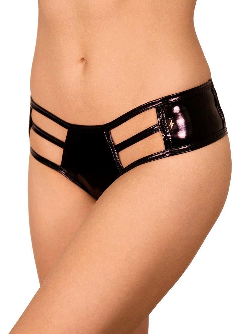 Cleo The Hurricane Heroine Liquid Skanky Pants - Black 3 Cleo The Hurricane Heroine Liquid Skanky Pants - Black