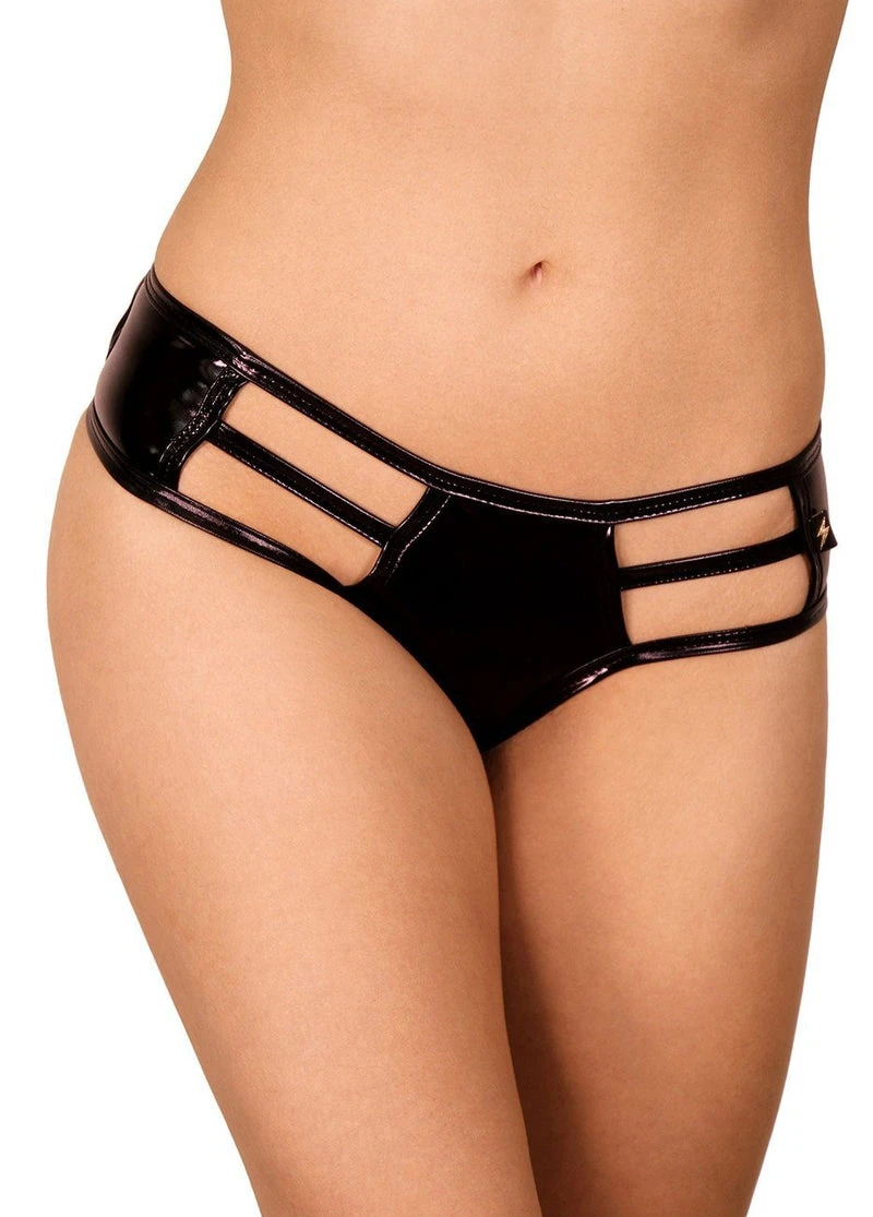 Cleo The Hurricane Heroine Liquid Skanky Pants - Black 4 Cleo The Hurricane Heroine Liquid Skanky Pants - Black - Image 2