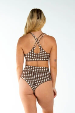 AMBR Designs Eco Crop Top - Gingham -Clothing Store IMG 0061 2