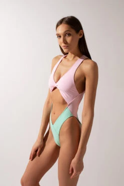 Shark Polewear Benita Bodysuit - Baby Pink/Mint 8 Shark Polewear Benita Bodysuit - Baby Pink/Mint -Clothing Store IMG 0148
