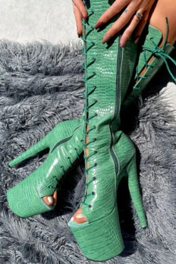 Hella Heels Killing Adam Open Toe Knee High Boots - 8inch -Clothing Store IMG 0148 732eb037 27f0 4f82 8194 b5a9b5c792e8