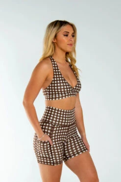 AMBR Designs Eco Biker Shorts - Gingham -Clothing Store IMG 0171 2 1500x 6ba99cb6 69eb 477d 8528 7ddf81e3f7c6