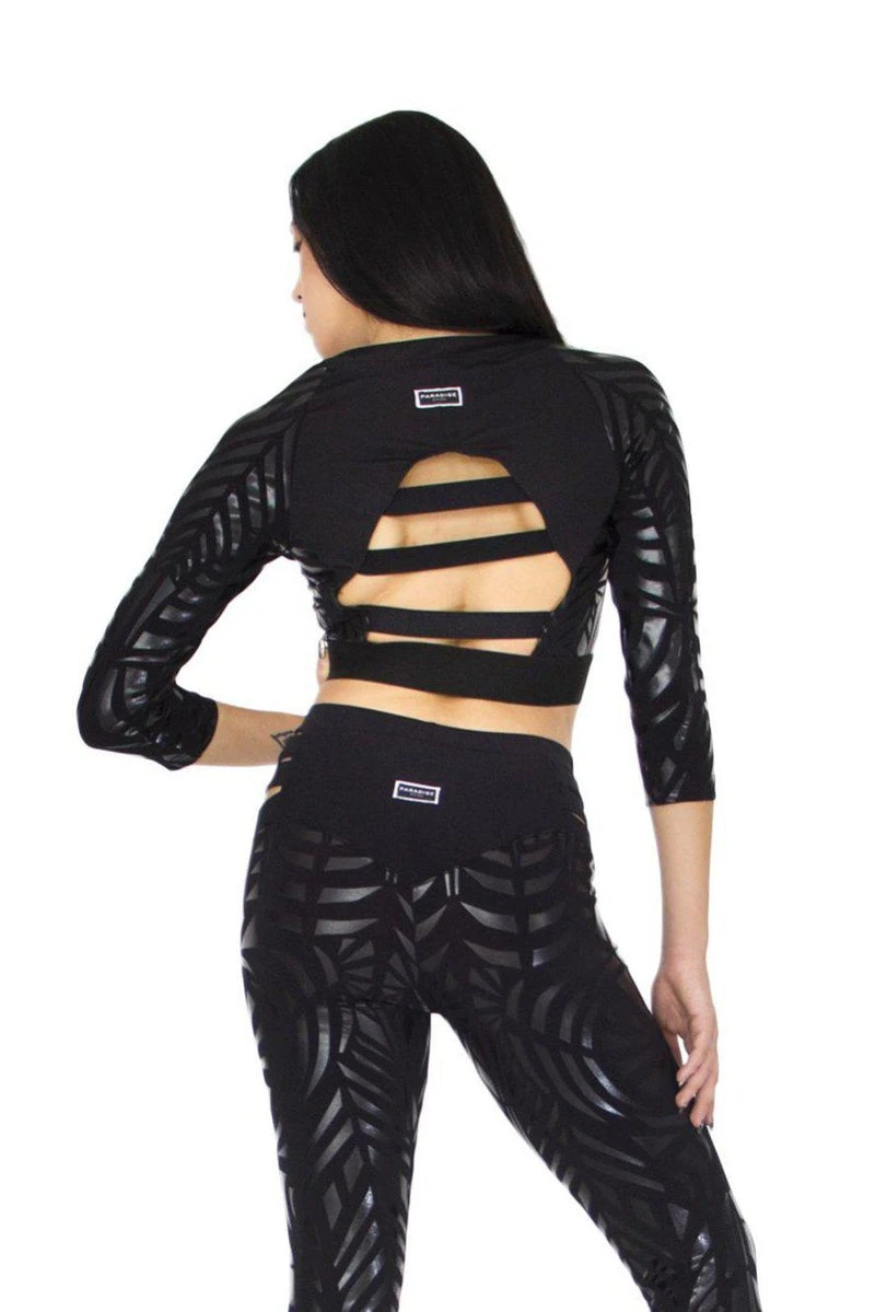 Paradise Chick Superhero Series Extra Sticky Crop Top - Aztec 4 Paradise Chick Superhero Series Extra Sticky Crop Top - Aztec - Image 2