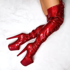 Hella Heels The Glitterati Thigh High 8inch Boots - Kansass -Clothing Store IMG 3859 8cf1d141 0f22 4e2d 8041 d11bd803af7b