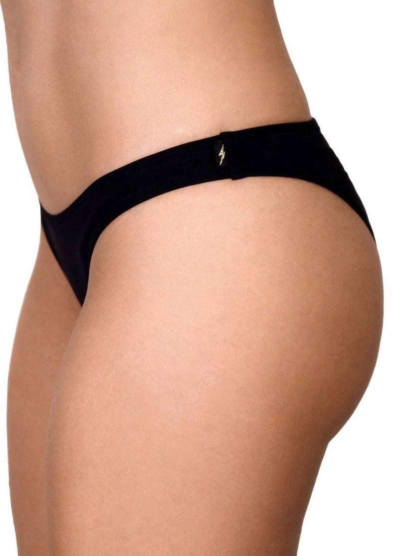 Cleo The Hurricane Essential Scanty Pants - Black 4 Cleo The Hurricane Essential Scanty Pants - Black - Image 2