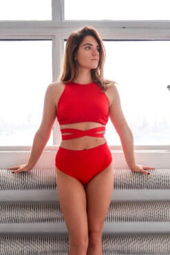 REV ACTIV Second Skin Top - Red -Clothing Store IMG 7755 1