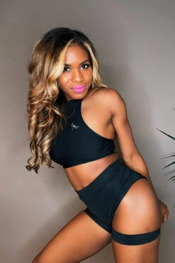 REV ACTIV Bomb Garter Shorts - Black -Clothing Store IMG 8058