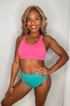 The Enviro Co. High Hip Shorts - Green 8 The Enviro Co. High Hip Shorts - Green -Clothing Store IMG 8324