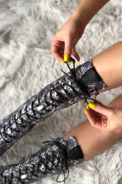 Hella Heels Cult Boots - 8inch -Clothing Store IMG 8537