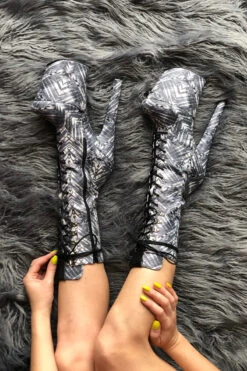 Hella Heels Cult Boots - 8inch -Clothing Store IMG 8565