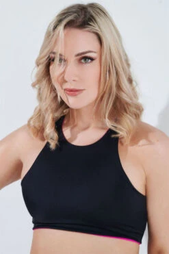 RAD Lover Reversible Top - Hot Pink/Black -Clothing Store KOS 3486