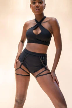 Lunalae Roxy Top - Recycled Black -Clothing Store LunaLae 22 1194