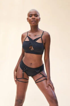 Lunalae Cleo Top - Recycled Black -Clothing Store LunaLae 23 1222