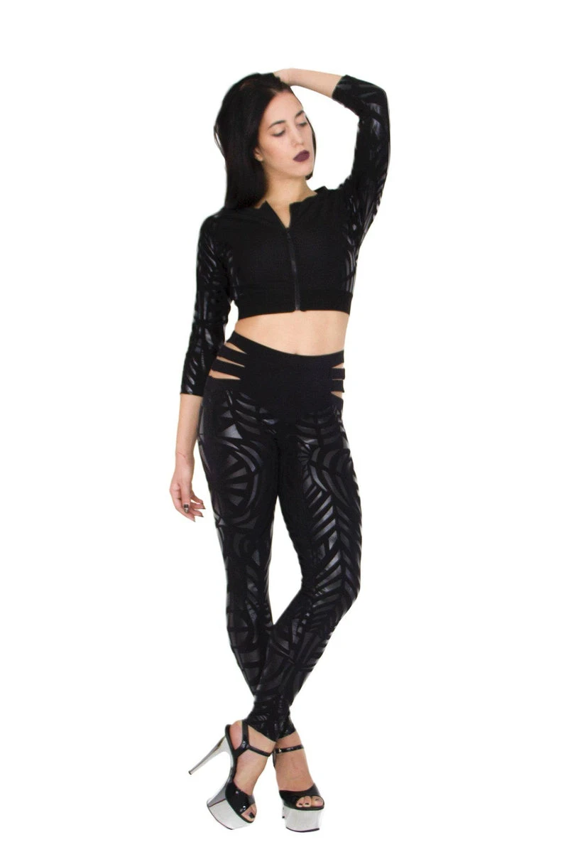 Paradise Chick Superhero Series Extra Sticky Crop Top - Aztec 6 Paradise Chick Superhero Series Extra Sticky Crop Top - Aztec - Image 4