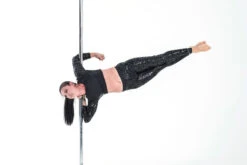 Paradise Chick Superhero Series Ultra Grip Crop Top - Black Leopard -Clothing Store MG 1791 copy