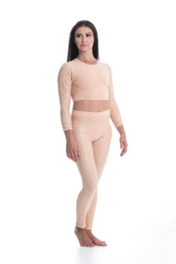 Paradise Chick Superhero Series Ultra Grip Leggings - Beige Leopard -Clothing Store MG 1830 copy 1