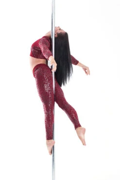 Paradise Chick Superhero Series Ultra Grip Crop Top - Cherry Leopard -Clothing Store MG 1963 copy