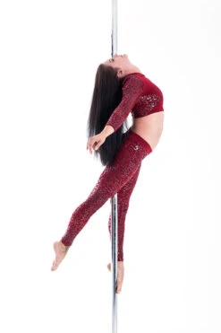 Paradise Chick Superhero Series Ultra Grip Crop Top - Cherry Leopard -Clothing Store MG 1966 copy