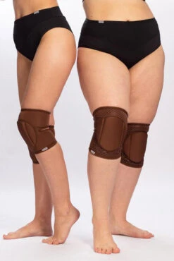 Queen Grippy Kneepads - Cacao -Clothing Store NudeCacao3 2