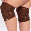 Queen Grippy Kneepads - Cacao -Clothing Store NudeCacaoGrip5