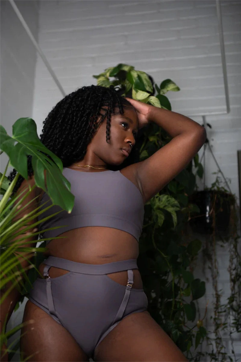 Chantay Polewear Pretzel 2-way Top - Ash 7 Chantay Polewear Pretzel 2-way Top - Ash - Image 5