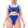 MÆD Offset Top - Matte Electric Blue 1 MÆD Offset Top - Matte Electric Blue -Clothing Store RIMG0477F
