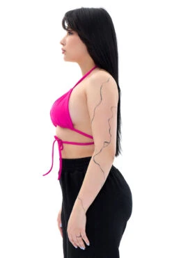 MÆD Bikini Top - Matte Pink -Clothing Store RIMG3865Fi 1