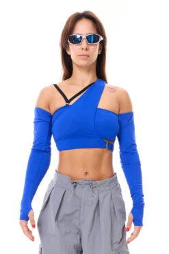 MÆD Kitana Top - Matte Electric Blue -Clothing Store RIMG8530F