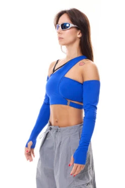 MÆD Kitana Top - Matte Electric Blue -Clothing Store RIMG8532F