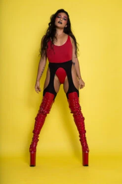 Rolling Peek-a-boo Tights - Black (3 Sizes Available) 13 Rolling Peek-a-boo Tights - Black (3 Sizes Available) -Clothing Store Rolling 842