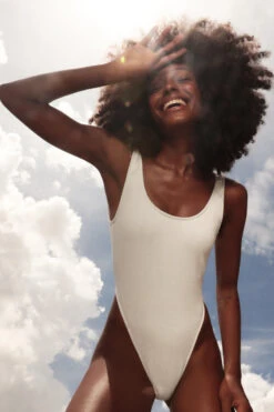 Front Page 36 Rolling Firework Bodysuit - Sparkling White