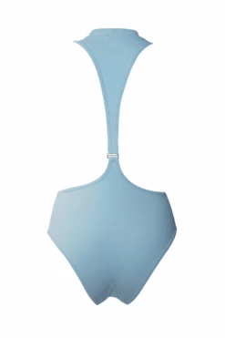 Hamade Activewear Neck Ring High Waisted Bottoms - Light Blue -Clothing Store SS22 22