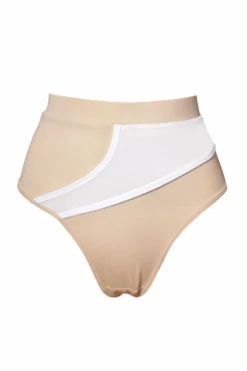 Hamade Activewear High Cut Bottoms - Beige -Clothing Store SS23 13