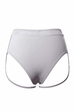 Hamade Activewear Mesh-side Garter Bottoms - Light Grey 13 Hamade Activewear Mesh-side Garter Bottoms - Light Grey -Clothing Store SS23 28