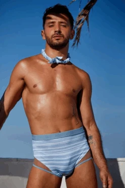 Rolling Alpha High Waisted Hot Pants - Wave -Clothing Store Screenshot2021 12 16at12.30.57