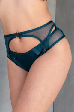 Tatiana Activewear Kaizen Shorts - Teal -Clothing Store TatianaActive KaizenTealTriangleBraPoleWearSet 8115