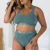 Tatiana Activewear Perla Top - Sage Green 2 Tatiana Activewear Perla Top - Sage Green -Clothing Store TatianaActive PerlaSageGreenSupportiveFullCoveragePoleWearPoleDancingClothes 3418