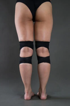 Tatiana Active Ultimate Kneepads - Black -Clothing Store TatianaActive UltimateBlackTechnicalPoleDanceKneePad 4256