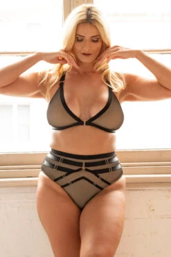 Tatiana Activewear Yuki Shorts - Black Mesh -Clothing Store TatianaActiveKaizenBlack 9993cropped 01035819 de47 4f2e 845e d85ba0c84afc