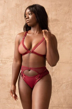 Tatiana Activewear Kaizen Top - Burgundy 17 Tatiana Activewear Kaizen Top - Burgundy -Clothing Store TatianaActiveKaizenBurgundyPoleWearSet15cropped 6b0d8402 f7a4 4441 a2d9 b24a16e42b22