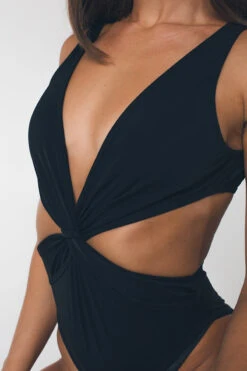 Shark Polewear Twist Bodysuit - Black -Clothing Store Twistblack4