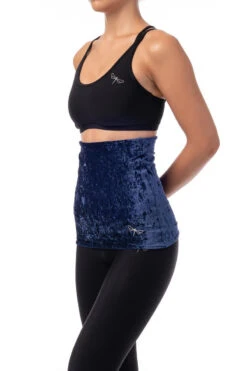 Dragonfly Back Warmer - Velvet Blue -Clothing Store VelvetBackWarmerBlue2