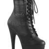 Pleaser USA Adore-1020PK 7inch Pleaser Biker Style Boots - Matte Black 1 Pleaser USA Adore-1020PK 7inch Pleaser Biker Style Boots - Matte Black -Clothing Store adore 1020pk bpu 1