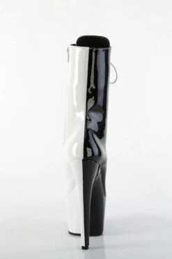 Pleaser USA Adore-1040TT 7inch Pleaser Boots - Patent Black/White -Clothing Store adore 1040tt b w m09 409ef32c 5a24 4a2b b7dd 5b9f5cae07e0
