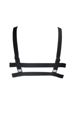 Hamade Activewear Hollow Back Top - White/Black -Clothing Store b