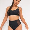 Lunalae Bellani High Waisted Bottoms - Recycled Black -Clothing Store bellani5