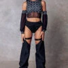 CXIX 119 Chaps - Black -Clothing Store black chaps CXIX 119 streetwear polewear dancewear poledance 50409052 d37a 43bb bde9 c479b8477a88